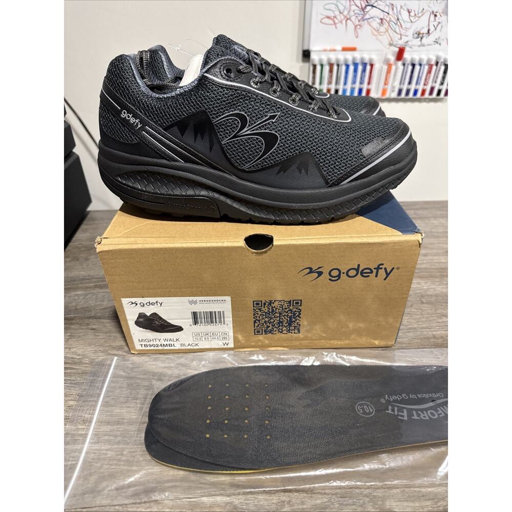 gdefy Gravity Defyer Mighty Walk Black * TB9024MBL * Men's 10.5 Wide